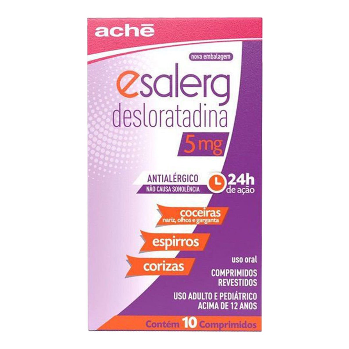 Antialérgico Esalerg 5mg 10 comprimidos