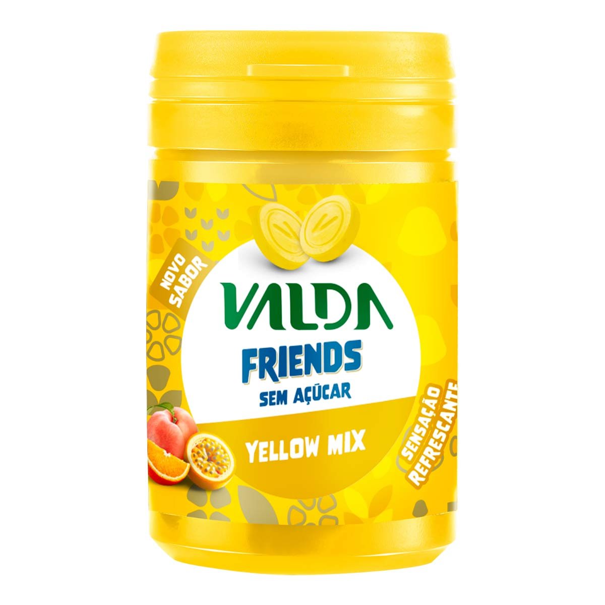 Pastilha Valda Friends Frutas Amarelas 50g