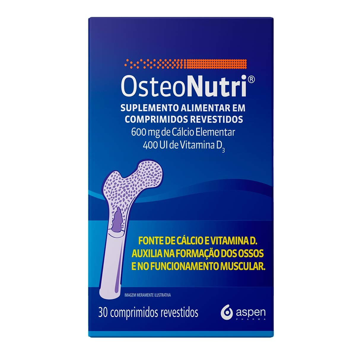 Suplemento Alimentar Aspen Osteonutri 30 Comprimidos