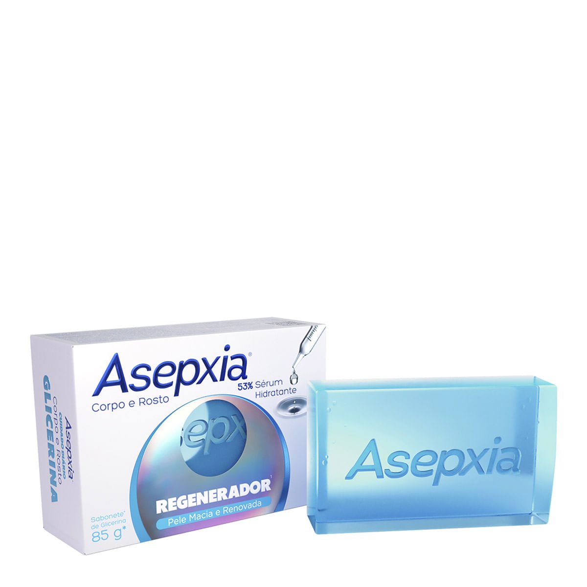 Sabonete Em Barra Asepxia Corpo e Rosto Regenerador Genomma 85g