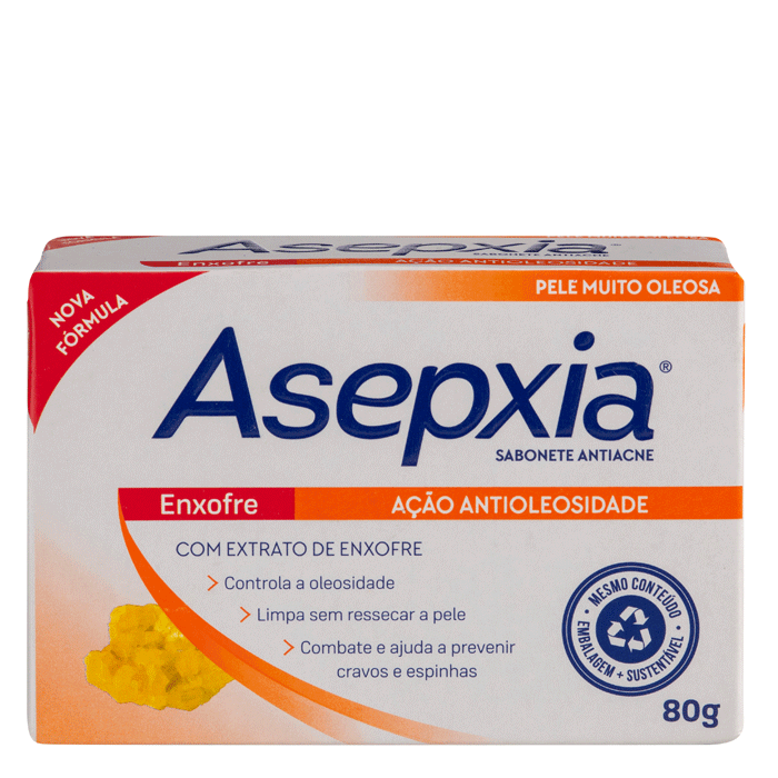 Sabonete Barra Asepxia Antioleosidade 80g