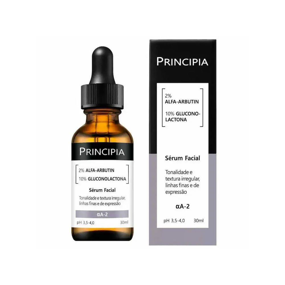 Sérum Facial 2% Alfa-Arbutin + 10% Gluconolactone 30Ml Principia