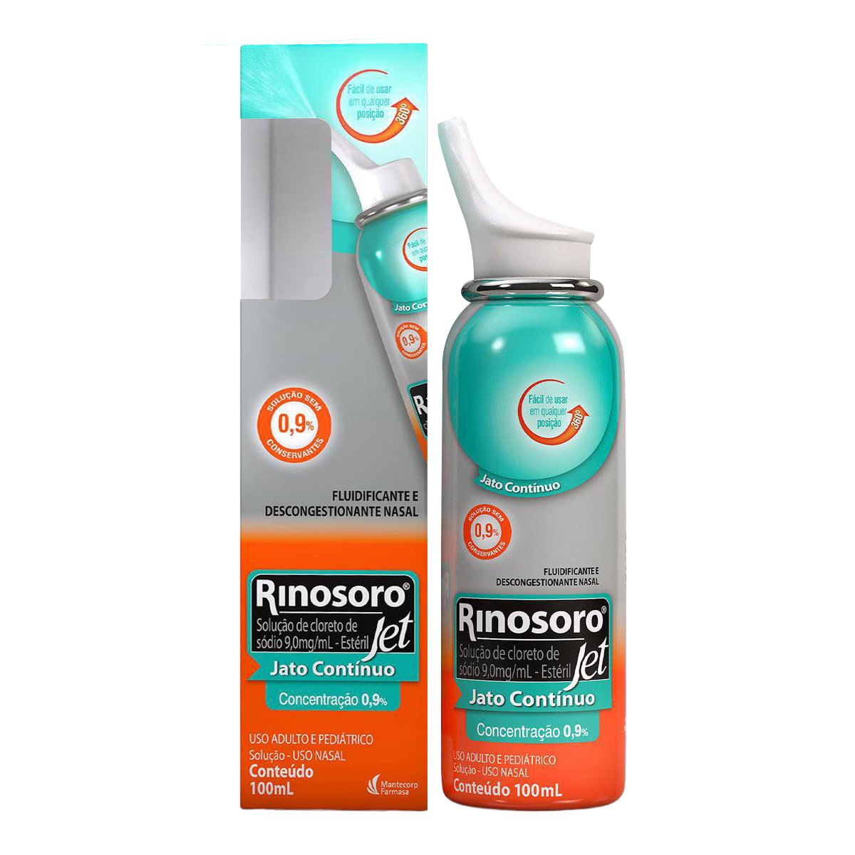 Descongestionante Rinosoro Jet 0,9% 100ml Solução Nasal Spray