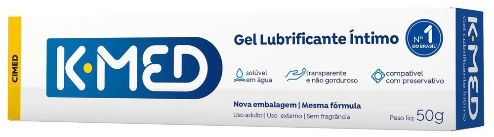 Lubrificante Íntimo K-Med Neutro 50g