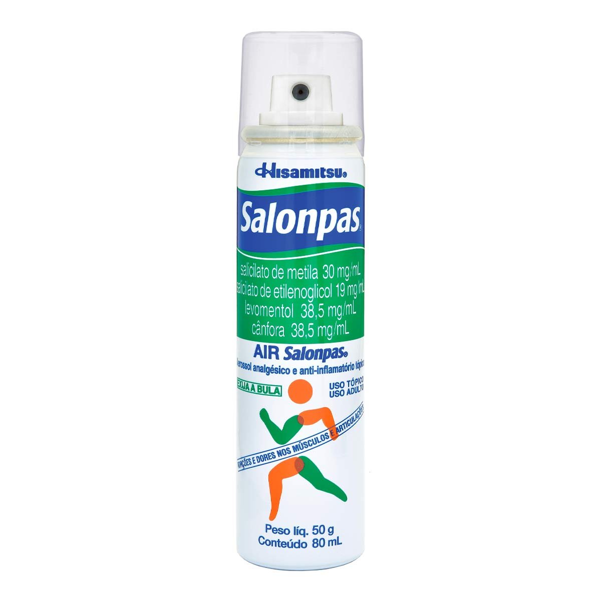 Analgésico e Anti-inflamatório Air Salonpas 80ml Aerossol