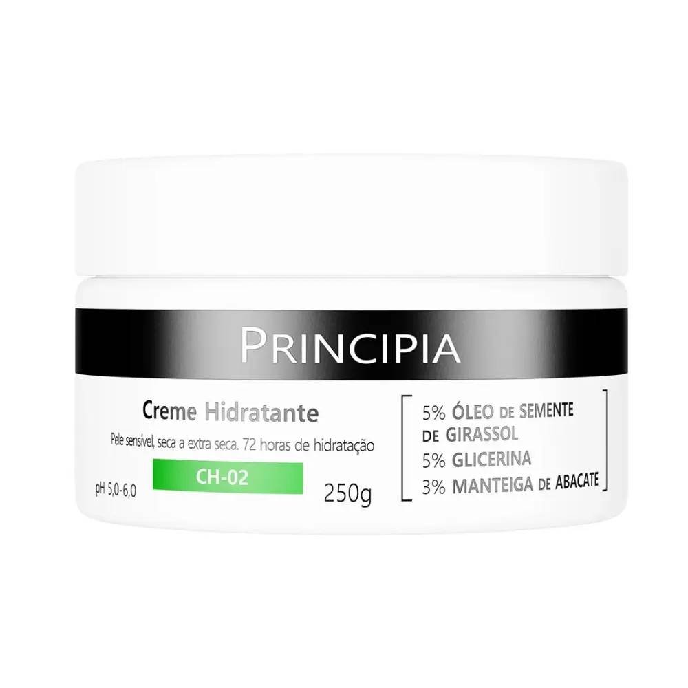 Hidratante Corporal Ch-02 5% Óleo De Semente De Girassol 5% Glicerina 3% Manteiga De Abacate Principia 250G