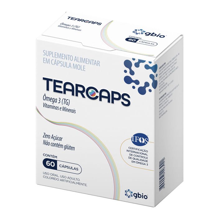 Suplemento Alimentar Tearcaps 60 Cápsulas