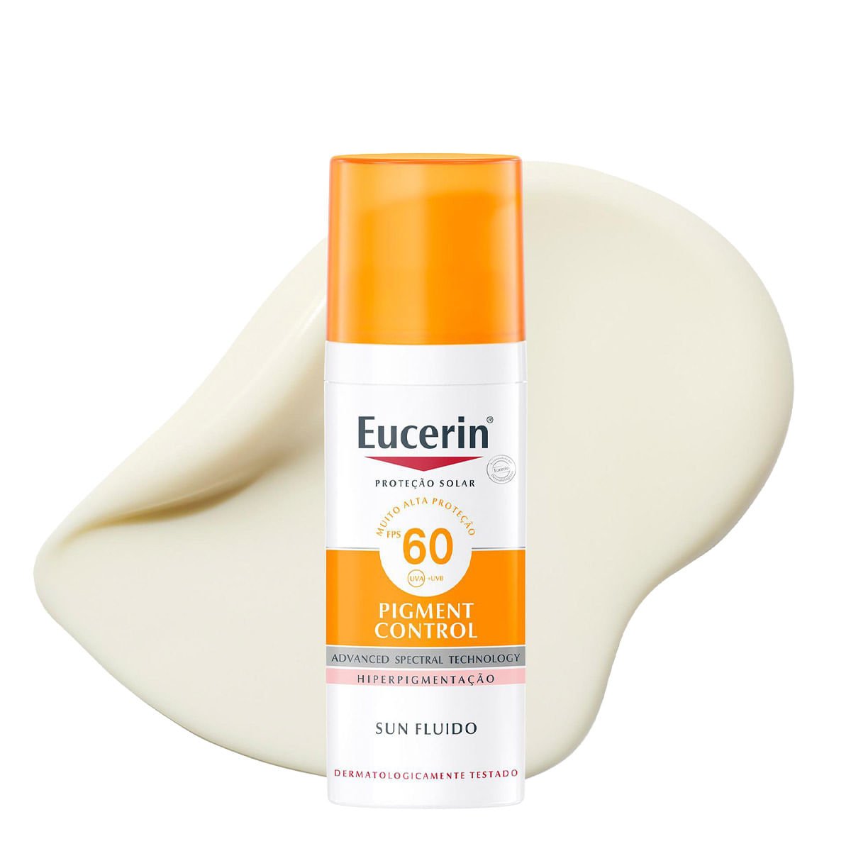Protetor Solar Facial Eucerin FPS 60 Sun Pigment Control Antimanchas 50ml Fluido