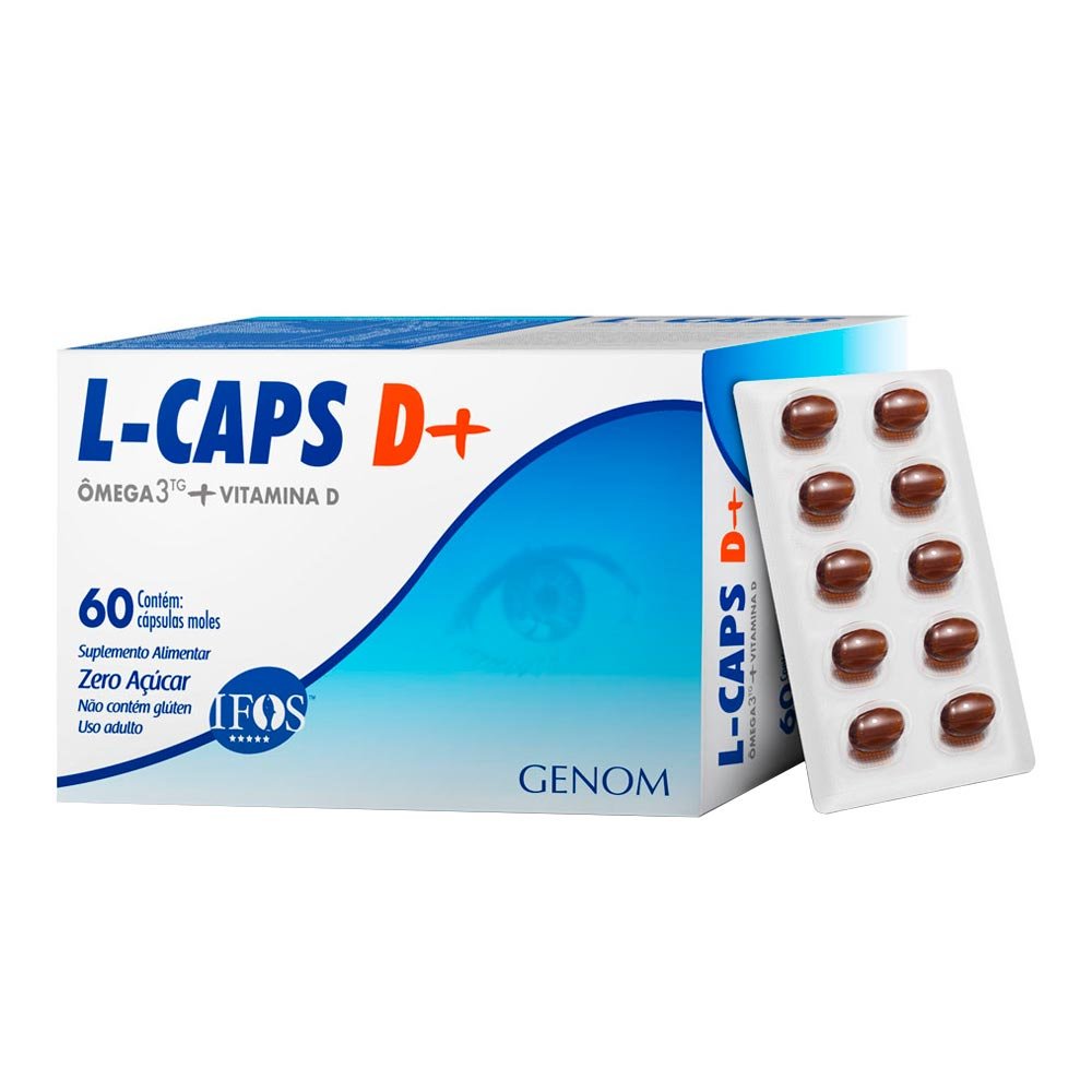 Suplemento Alimentar L-Caps Genom 60