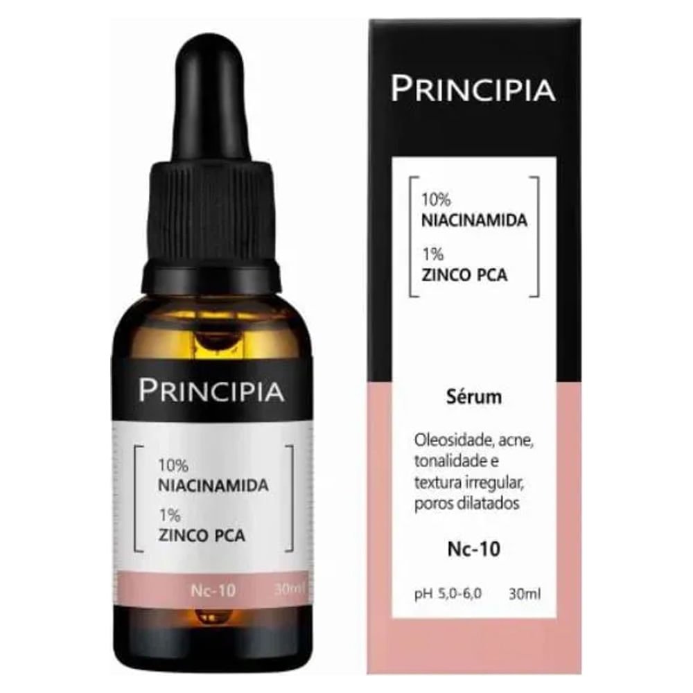 Sérum Facial Principia NC-10 10% Niacinamida 1% Zinco PCA 30ml