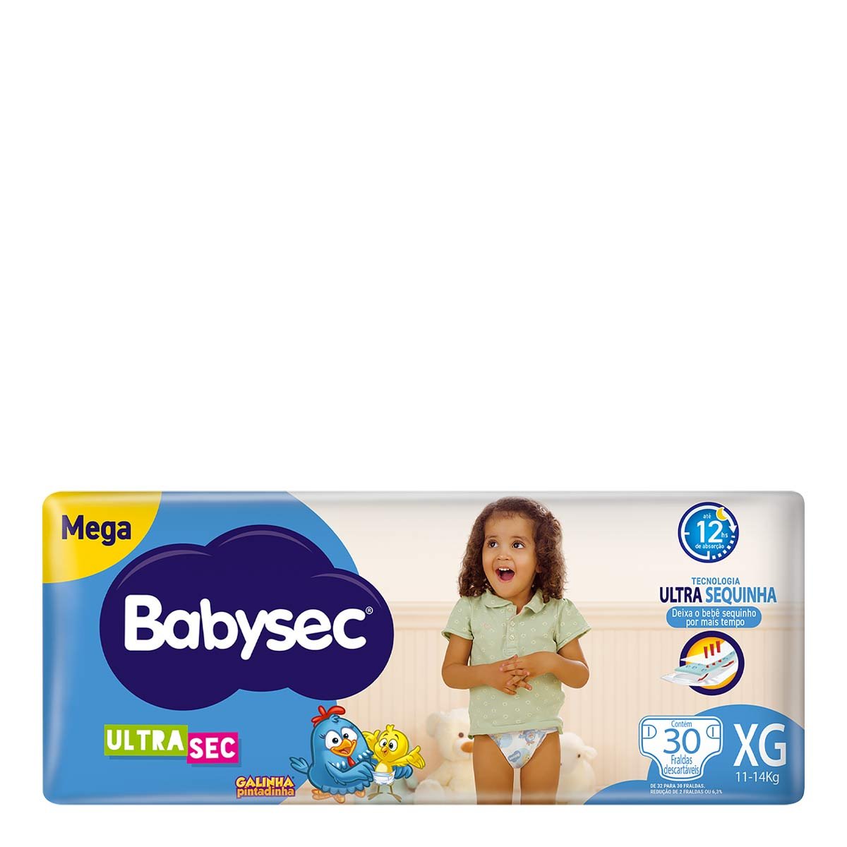 Fralda Babysec Ultrasec XG 30 Unidades