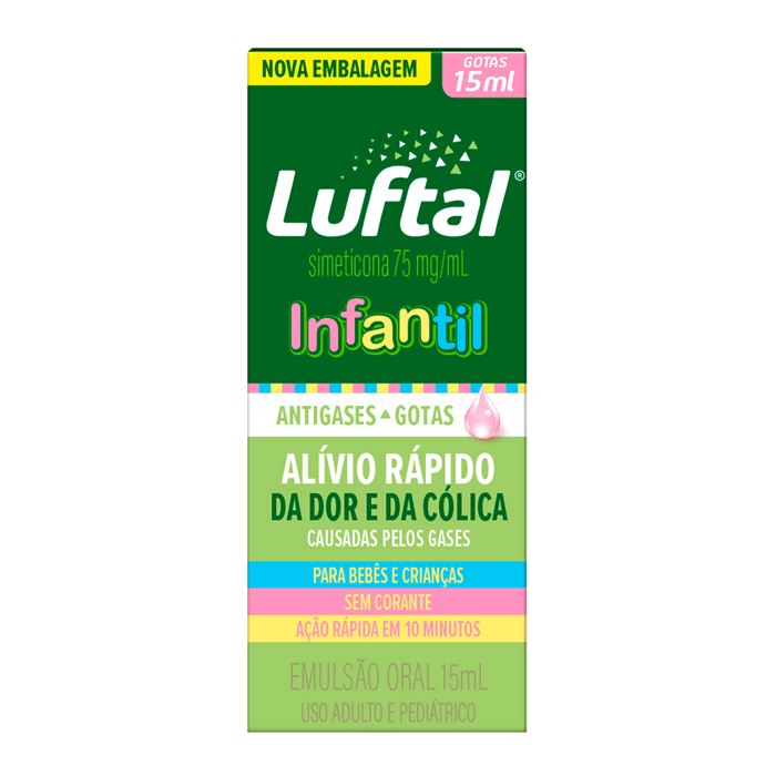 Antigases Luftal Infantil 75mg/ml 15ml Gotas