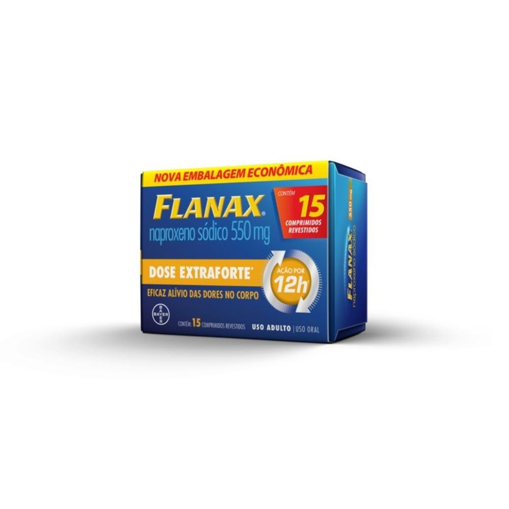 Flanax Bayer 550mg | Com 15 Comprimidos