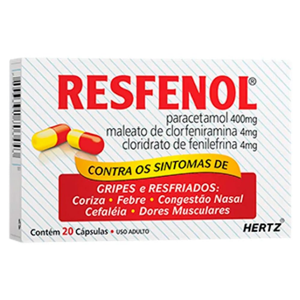 Resfenol Kley Hertz | Com 20 Cápsulas