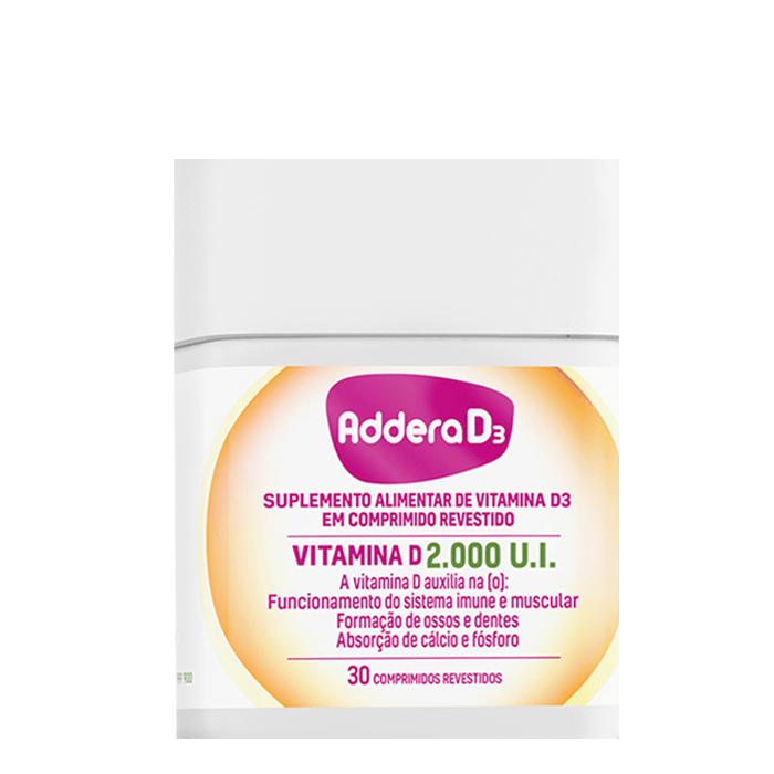 Vitamina D Addera D3 2000ui 30 Comprimidos