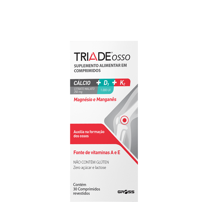 Suplemento Vitamínico Tríade Osso 30 Comprimidos