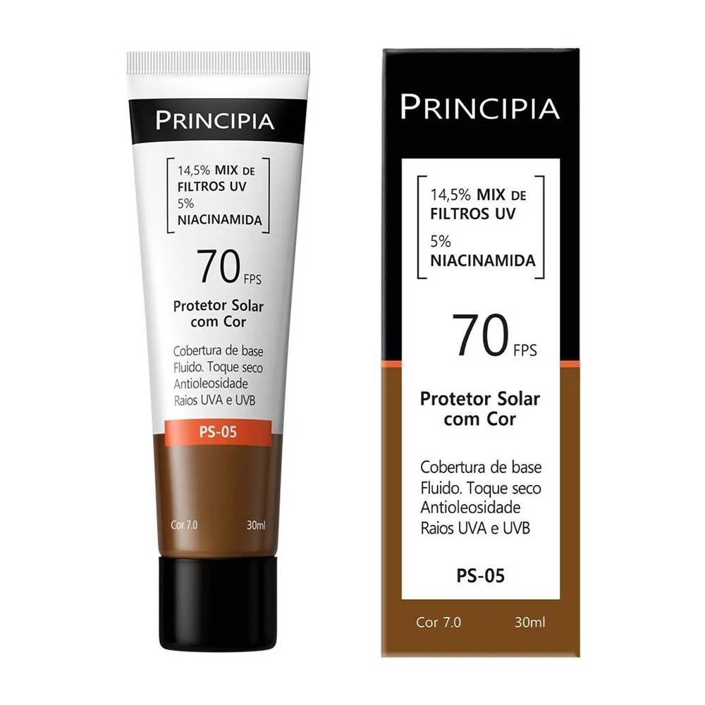 Protetor Solar Ps-05 Fps 70 Cor 7.0 Principia 30Ml