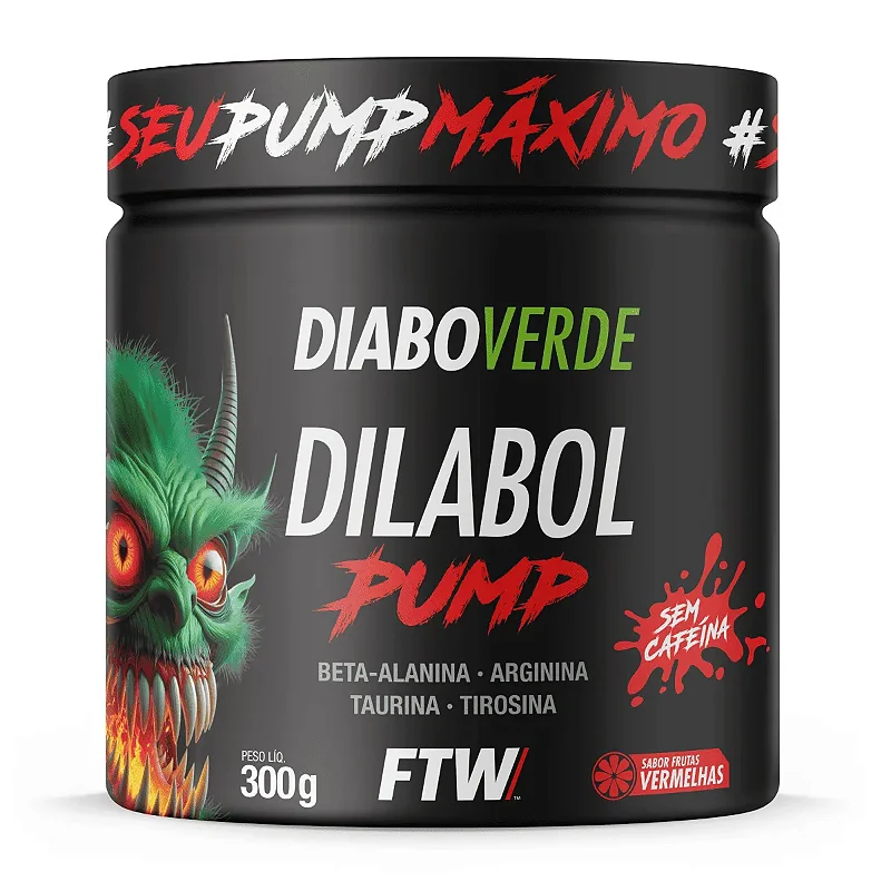 Diabo Verde Dilabol Pump Frutas Vermelhas 300G Ftw