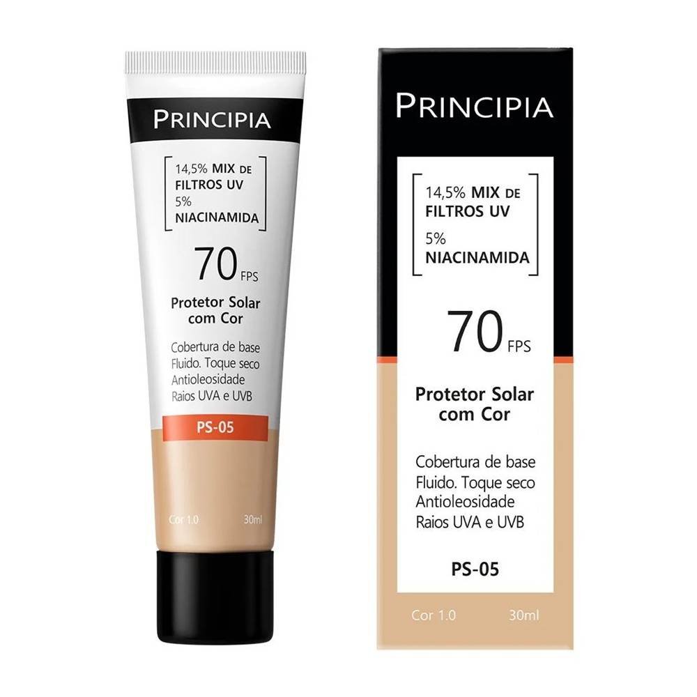 Protetor Solar Ps-05 Fps 70 Cor 1.0 Principia 30Ml