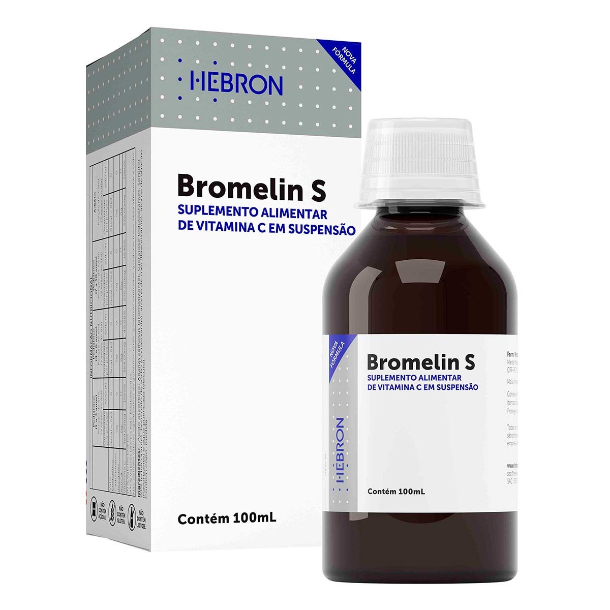 Bromelin S Suspensão Oral Quesalon 100ml