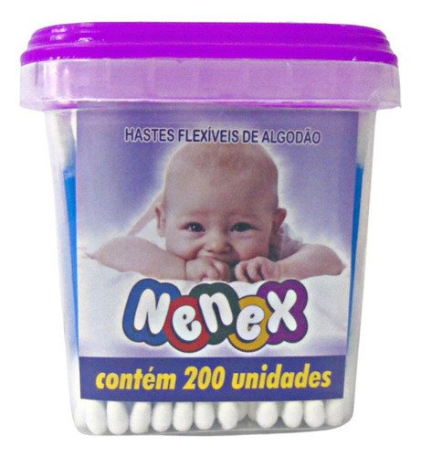 Nenex Flexible Cotton Swabs C/200 Units