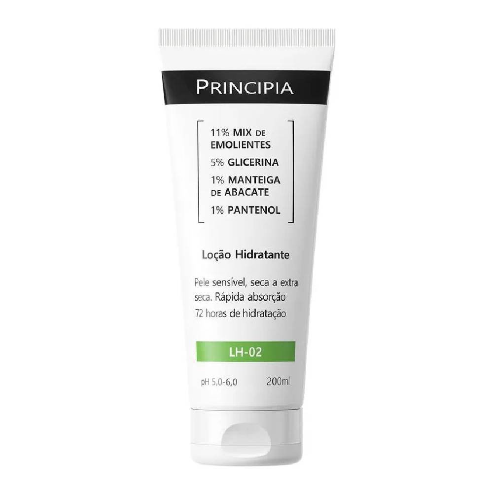 Loção Hidratante Lh-02 11% Mix De Emolientes 5% Glicerina 1% Manteiga De Abacate 1% Pantenol Principia 200Ml