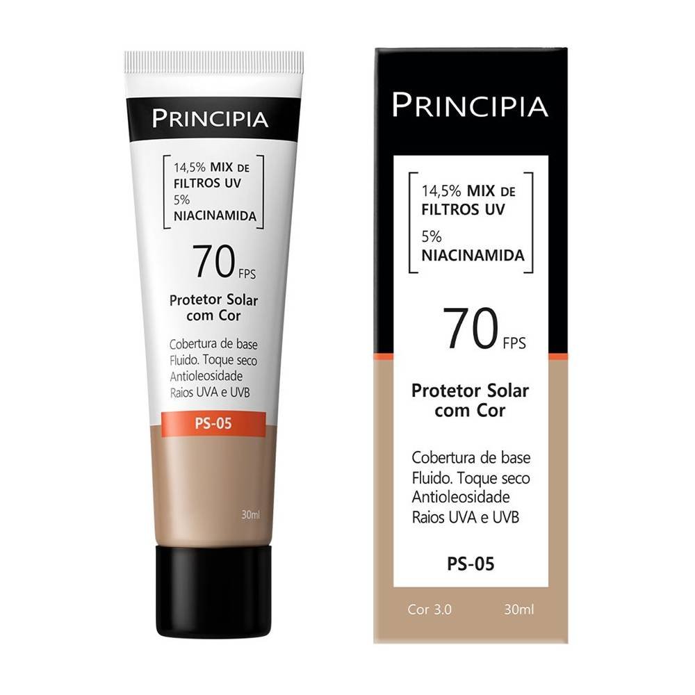 Protetor Solar Ps-05 Fps 70 Cor 3.0 Principia 30Ml