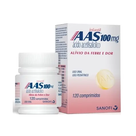 AAS Infantil 100mg 120 Comprimidos
