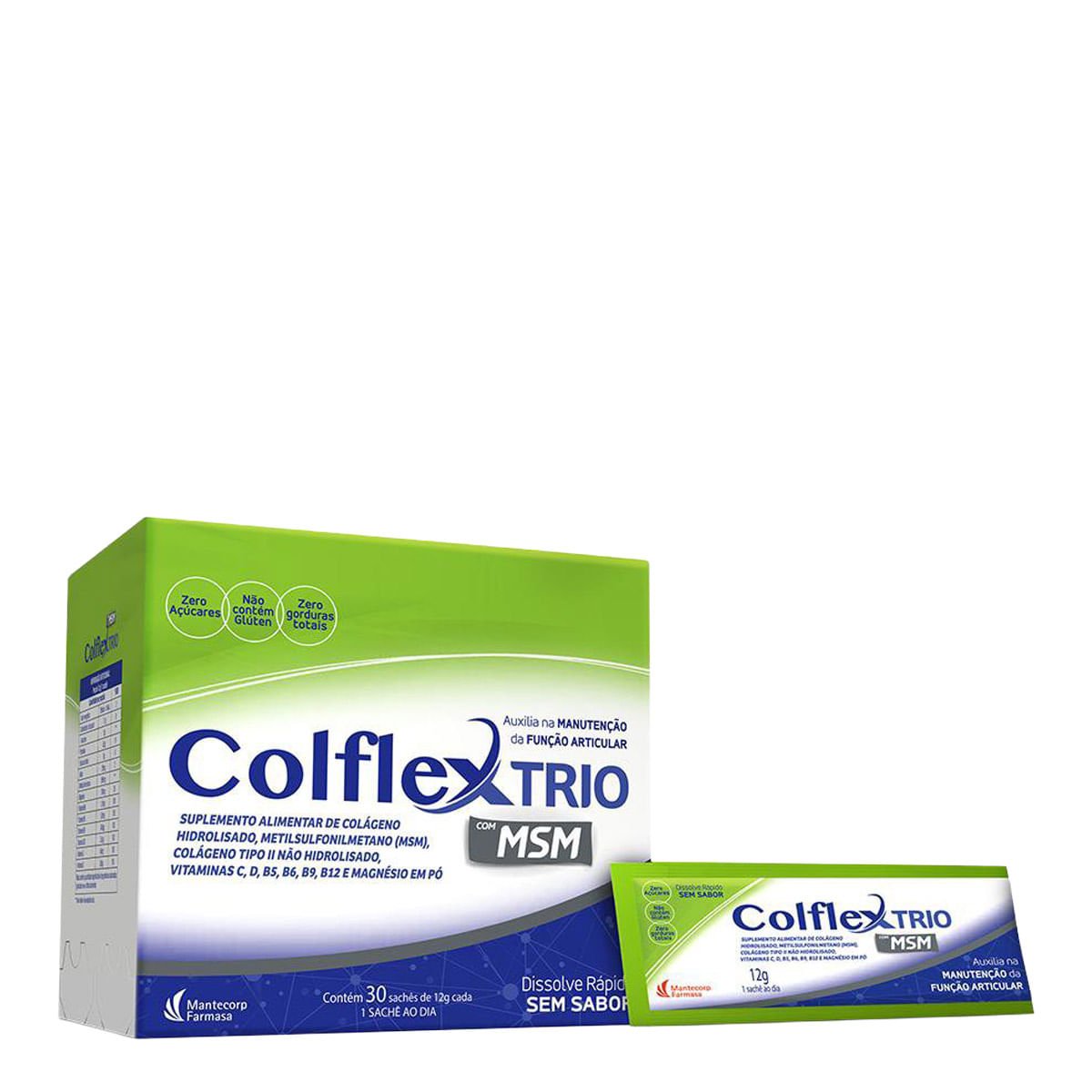 Colágeno Hidrolisado Colflex Trio 30 Sachês