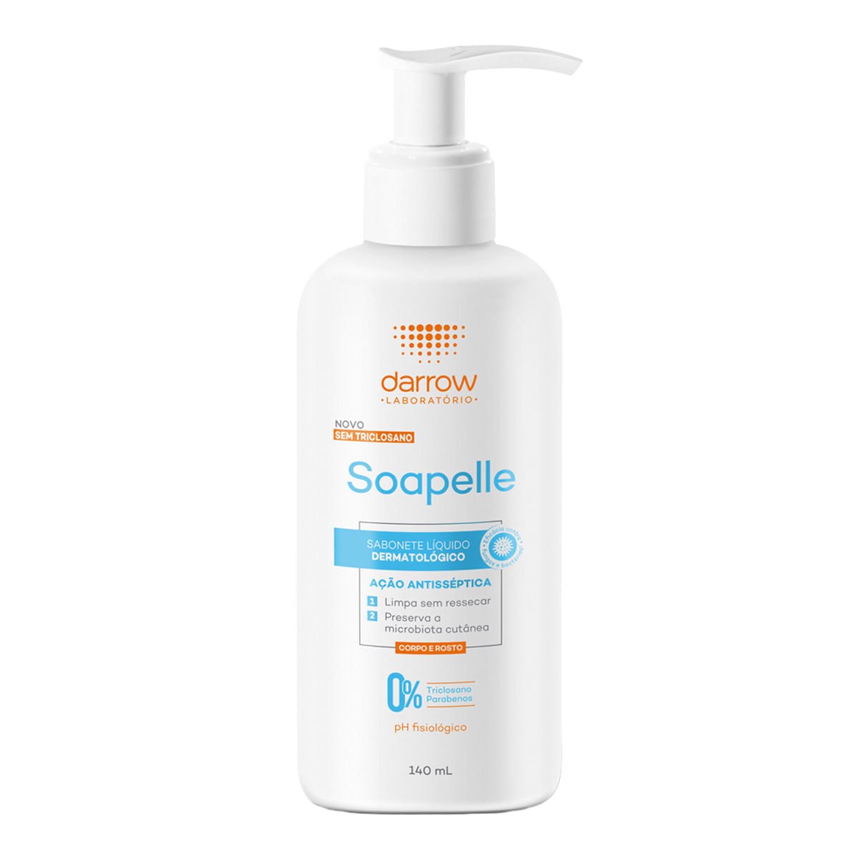 Sabonete Líquido Antisséptico Darrow Soapelle 140ml