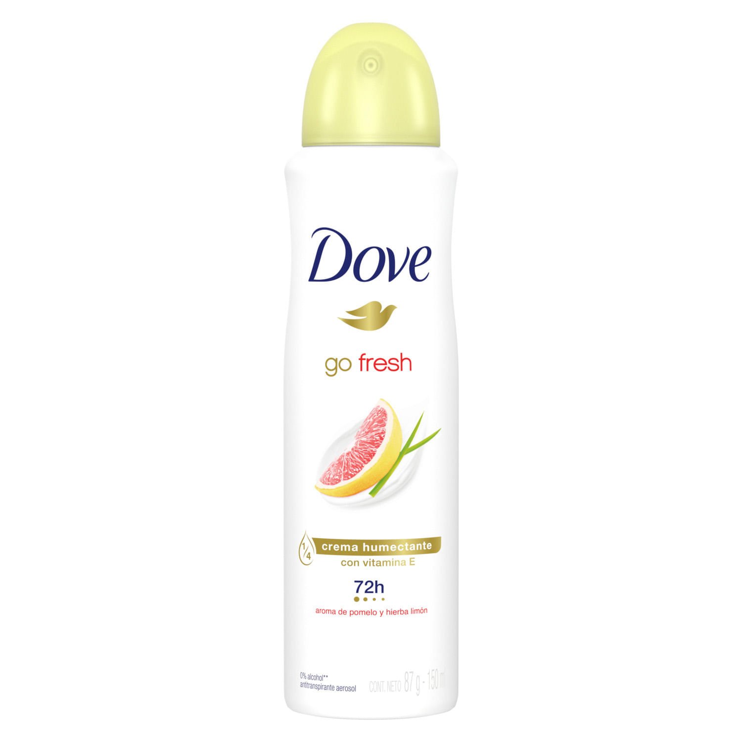 Desodorante Dove Go Fresh Pomelo Y Limon Aerosol 150Ml