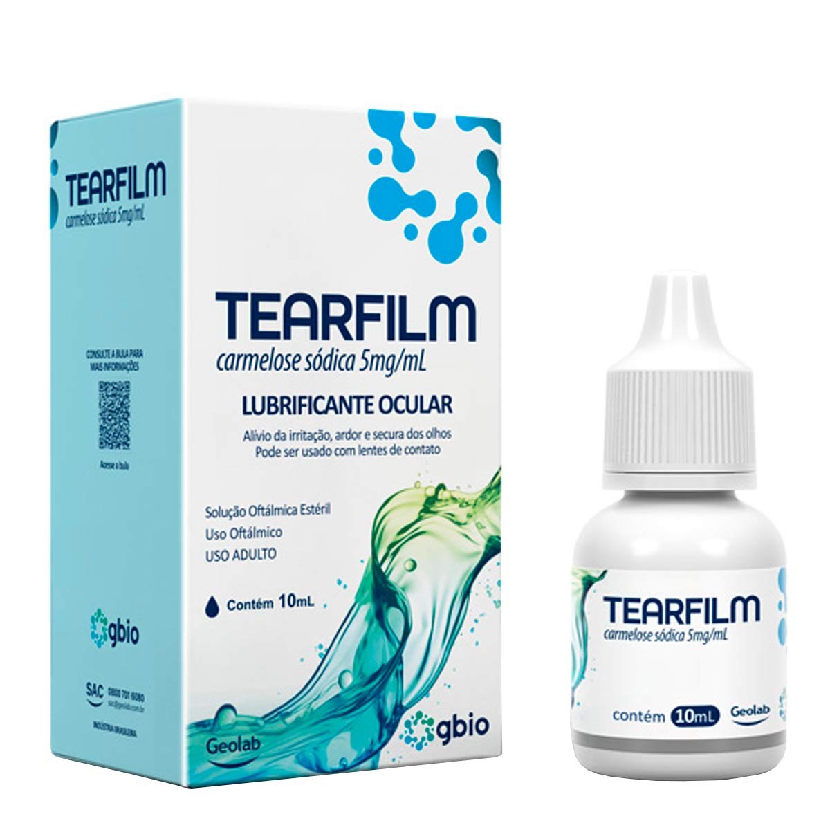 Solução Oftalmológica Tearfilm 5ml/ml 10 ml